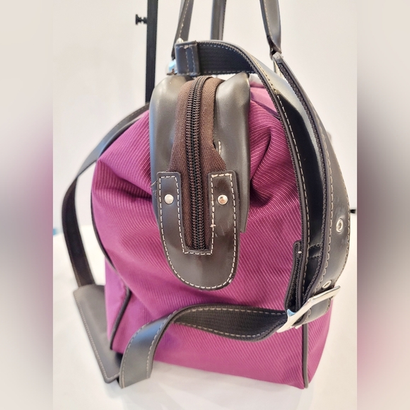 Nine & Co. Purple and Black Duffel Bag NWOT - Picture 2 of 10